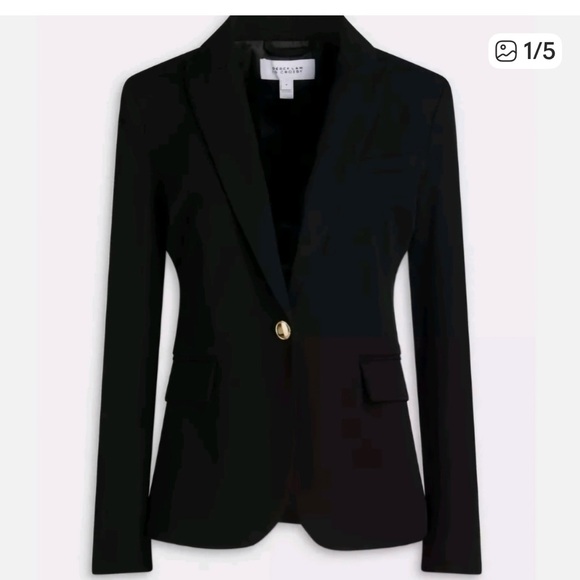 NWT Derek Lam 10 Crosby Allie Peak Lapel Blazer/Size 6/Midnight color